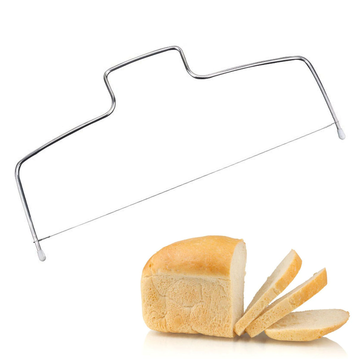 Cake Leveler Stainless Steel 8 Gear Adjustable Cake Layer Cutter with Detachable Wire for Baking Tool One Wire