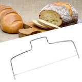 Cake Leveler Stainless Steel 8 Gear Adjustable Cake Layer Cutter with Detachable Wire for Baking Tool One Wire - Rear View