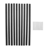 Coffee Capsule Strip Storage Organizing Wall Mounted Coffee Pod Holder Strip for Counter Kitchen Adhesive Magnet Black