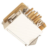 Kitchen Knife Drying Holder Integrated Chopsticks Cutting Board Storage Rack Organizer White
