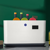 Knife Block Electric Ultraviolet All Round Cleaning Knife Chopstick Chopping Board Holder Utensils Organizer