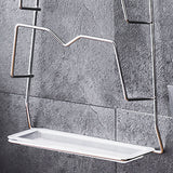 Wall Mounted Pot Lid Rack 3 Layers Multifunction Stainless Steel Lid Holder Chopping Board Storage Rack for Kitchen