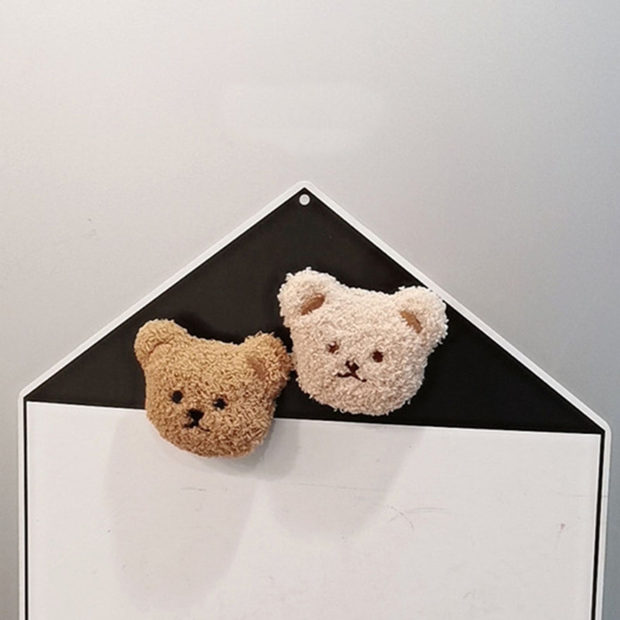 Plush Bear Fridge Magnet Rubber Soft Magnet 3D Animal Fridge Magnet for Kitchen Decoration Coffee