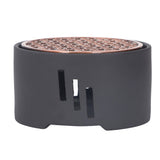 Teapot Warmer Kit with Bronze Color Mat Functional Convenient Tea Coffee Warm Tool for Coffee Beverages