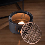 Teapot Warmer Kit with Bronze Color Mat Functional Convenient Tea Coffee Warm Tool for Coffee Beverages - Extra Image
