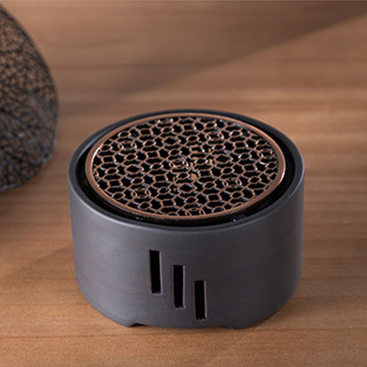 Teapot Warmer Kit with Bronze Color Mat Functional Convenient Tea Coffee Warm Tool for Coffee Beverages