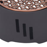 Teapot Warmer Kit with Bronze Color Mat Functional Convenient Tea Coffee Warm Tool for Coffee Beverages