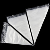 300pcs Piping Bags Disposable Thickened Food Grade Plastic Pastry Bags for Cake Cupcake Decorating L