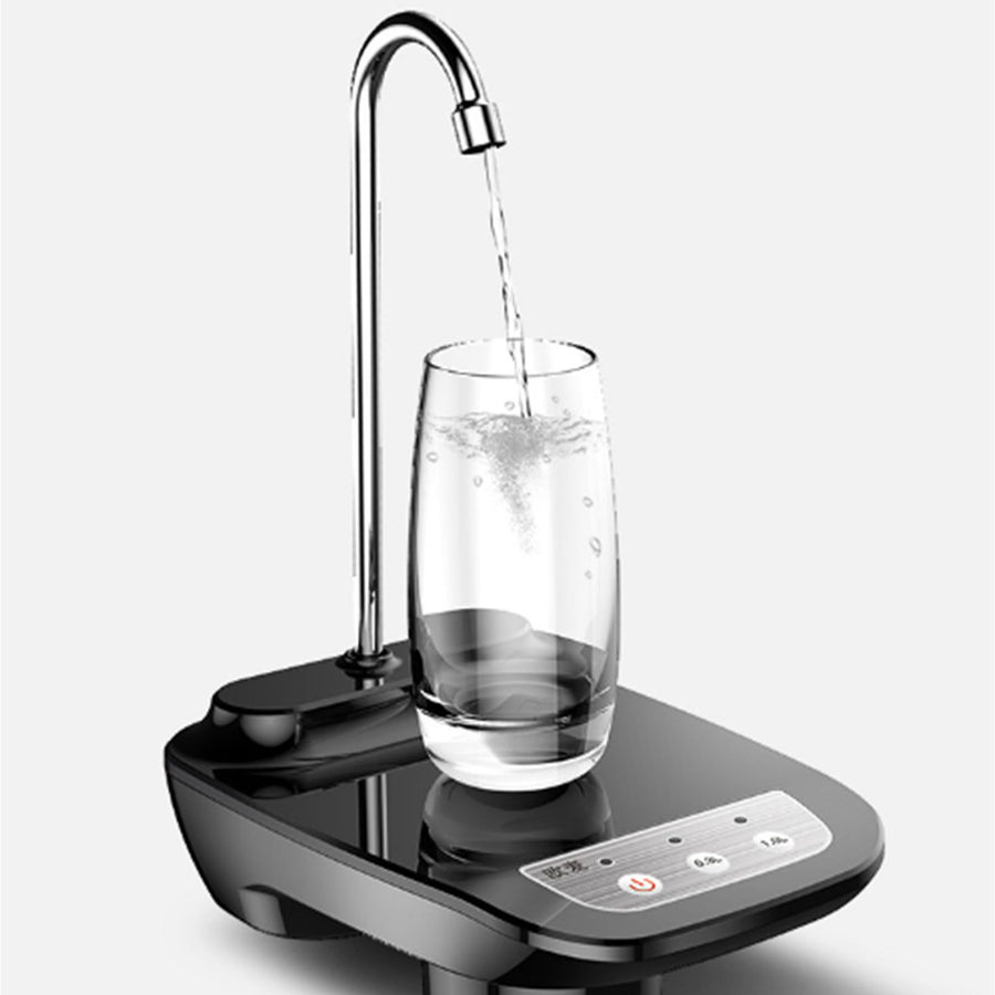 Electric Bottled Water Dispenser Home Multifunctional Electric Drinking Water Pump Black