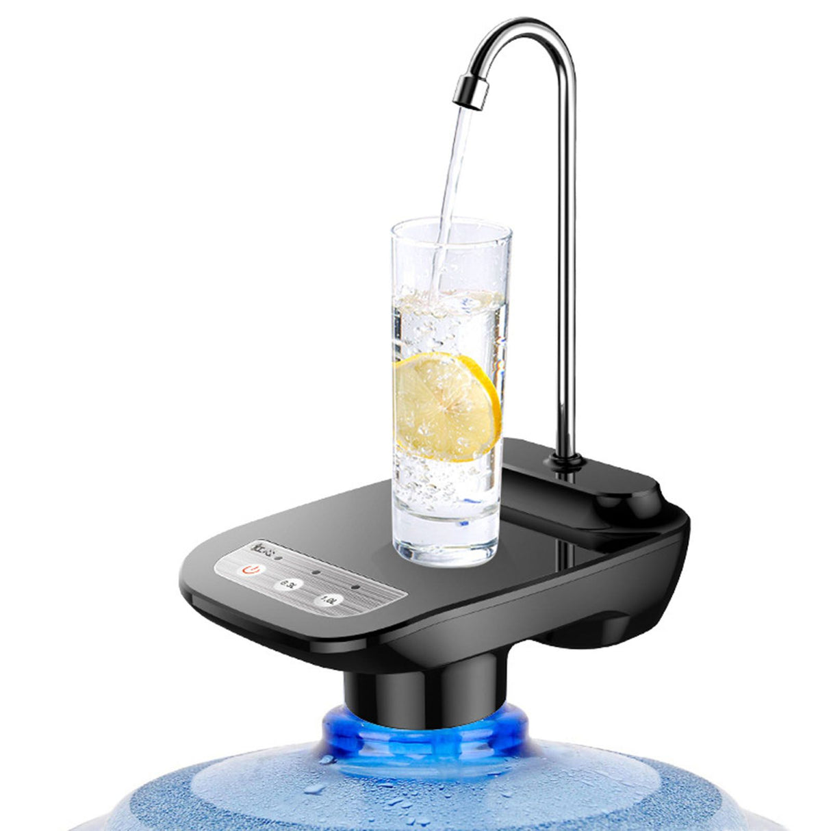 Electric Bottled Water Dispenser Home Multifunctional Electric Drinking Water Pump Black