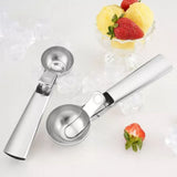 Ice Cream Scoop Stainless Steel Cookie Scoop Multifunctional Manual Portable Ice Cream Scooper for Home Hotel Restaurant - 45-Degree Angle