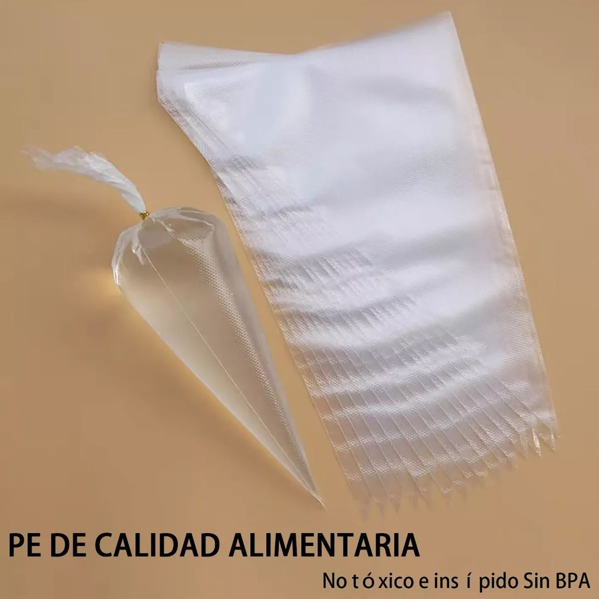300Pcs Disposable Piping Bags Thickened Pastry Bags for Baking Cupcake Cookies Cake Decorating