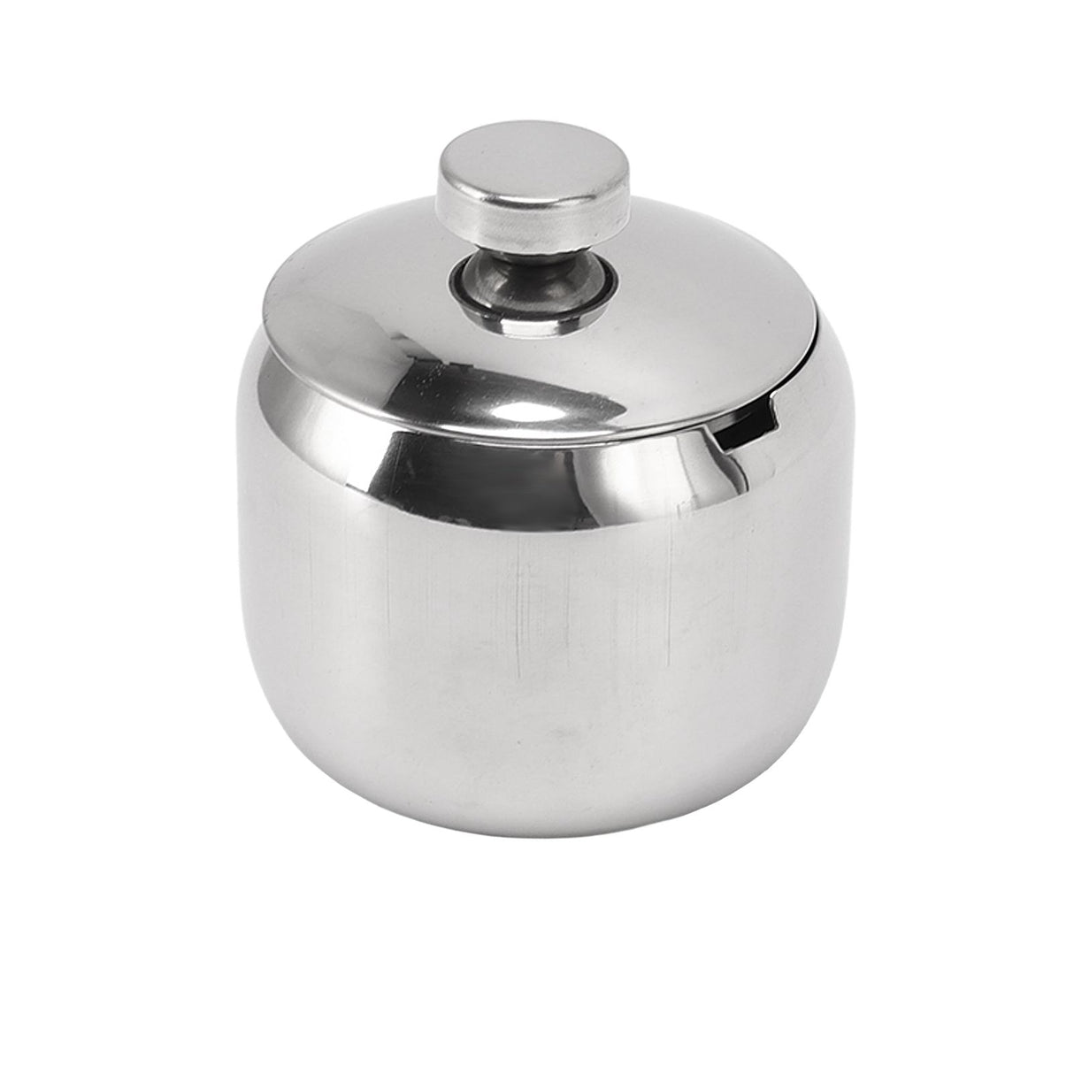 Condiment Jar with Lid 304 Stainless Steel Seasoning Container Pot for Spice Salt Sugar
