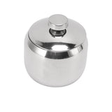 Condiment Jar with Lid 304 Stainless Steel Seasoning Container Pot for Spice Salt Sugar - Top-Down View