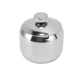 Condiment Jar with Lid 304 Stainless Steel Seasoning Container Pot for Spice Salt Sugar