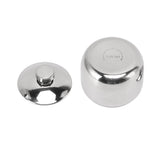Condiment Jar with Lid 304 Stainless Steel Seasoning Container Pot for Spice Salt Sugar