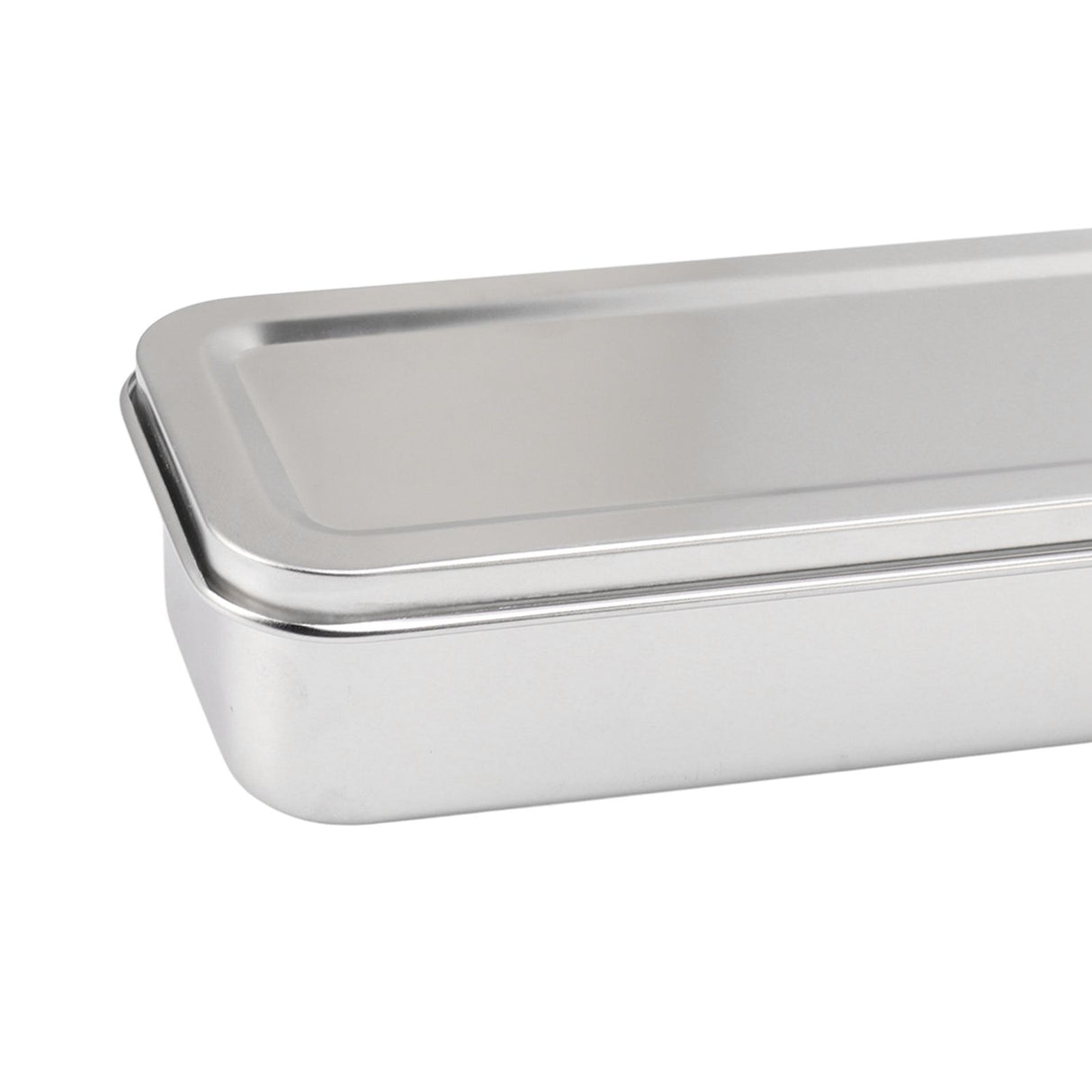 Stainless Steel Cutlery Tray Holder Kitchen Chopstick Spoon Fork Storage Box with Lid Drainer Natural Color