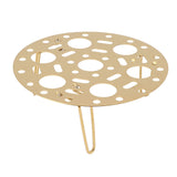 Steaming Rack Stainless Foldable Multi Function Steel Steaming Tray Dumplings Egg Steaming Tool for Home Restaurant Gold