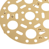 Steaming Rack Stainless Foldable Multi Function Steel Steaming Tray Dumplings Egg Steaming Tool for Home Restaurant Gold