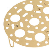 Steaming Rack Stainless Foldable Multi Function Steel Steaming Tray Dumplings Egg Steaming Tool for Home Restaurant Gold - Extra Image
