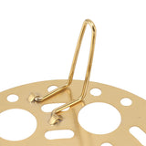 Steaming Rack Stainless Foldable Multi Function Steel Steaming Tray Dumplings Egg Steaming Tool for Home Restaurant Gold - Extra Image