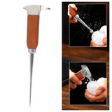 Ice Pick with Wood Handle Stainless Steel Ice Chipper Ice Crusher Tool for Bars Bartender - Extra Image