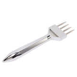 Ice Chipper Professional Manual Full Metal Food Grade Ice Crusher Stick for Kitchen Bar Restaurant Type A - Side View