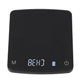 Tiny Coffee Scale Digital Drip Coffee Scale Rechargeable Automatic Timing Kitchen Food Scale 2kg/0.1g - Front View