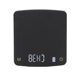 Tiny Coffee Scale Digital Drip Coffee Scale Rechargeable Automatic Timing Kitchen Food Scale 2kg/0.1g - Close-Up Angle