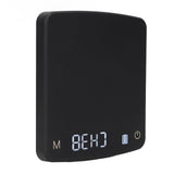 Tiny Coffee Scale Digital Drip Coffee Scale Rechargeable Automatic Timing Kitchen Food Scale 2kg/0.1g - Low Angle