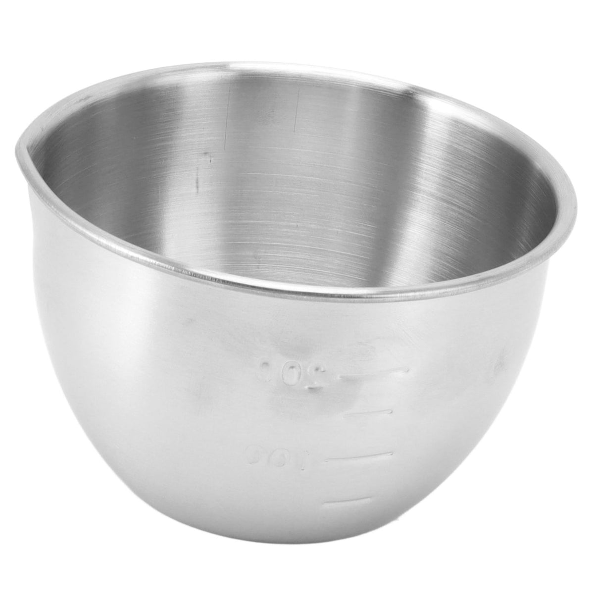 Mixing Bowl Refrigerator Dishwasher Safe Thick 304 Stainless Steel Serving Bowl with Scale for Salad Fruit Baking Type A