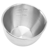 Mixing Bowl Refrigerator Dishwasher Safe Thick 304 Stainless Steel Serving Bowl with Scale for Salad Fruit Baking Type A
