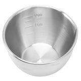 Mixing Bowl Refrigerator Dishwasher Safe Thick 304 Stainless Steel Serving Bowl with Scale for Salad Fruit Baking Type A