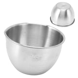 Mixing Bowl Refrigerator Dishwasher Safe Thick 304 Stainless Steel Serving Bowl with Scale for Salad Fruit Baking Type A - Extra Image