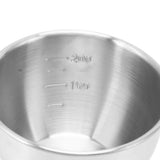 Mixing Bowl Refrigerator Dishwasher Safe Thick 304 Stainless Steel Serving Bowl with Scale for Salad Fruit Baking Type A