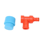Beer Tee Adapter Plastic Chemical Resistance 3 Way Carbonation Cap for Carbonated Drinks Soft Drinks