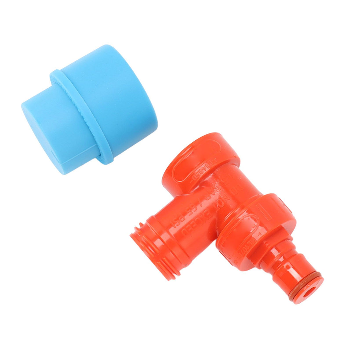 Beer Tee Adapter Plastic Chemical Resistance 3 Way Carbonation Cap for Carbonated Drinks Soft Drinks