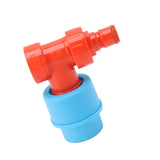 Beer Tee Adapter Plastic Chemical Resistance 3 Way Carbonation Cap for Carbonated Drinks Soft Drinks