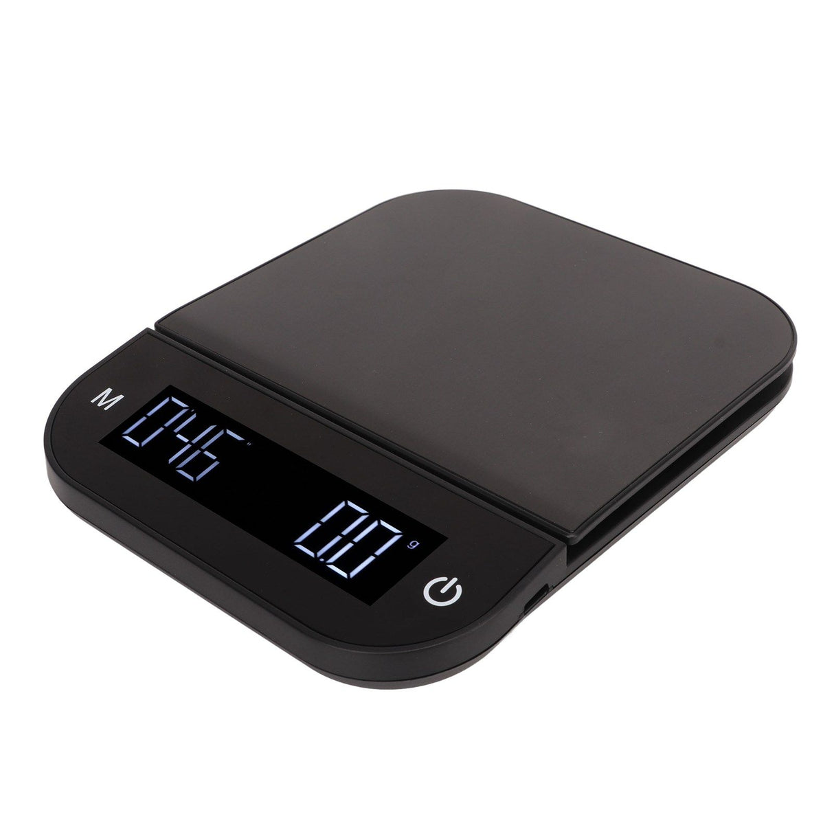Electric Kitchen Food Scale English Version Peeling PC Function Waterproof Timing Flat Coffee Weighing Scale 3kg/0.1g