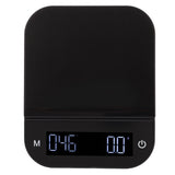 Electric Kitchen Food Scale English Version Peeling PC Function Waterproof Timing Flat Coffee Weighing Scale 3kg/0.1g - Low Angle
