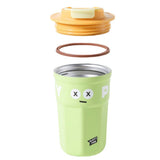 Travel Coffee Mug Cute Appearance Stainless Steel Insulated Coffee Cup with Lid for Office Green 400ml - Extra Image