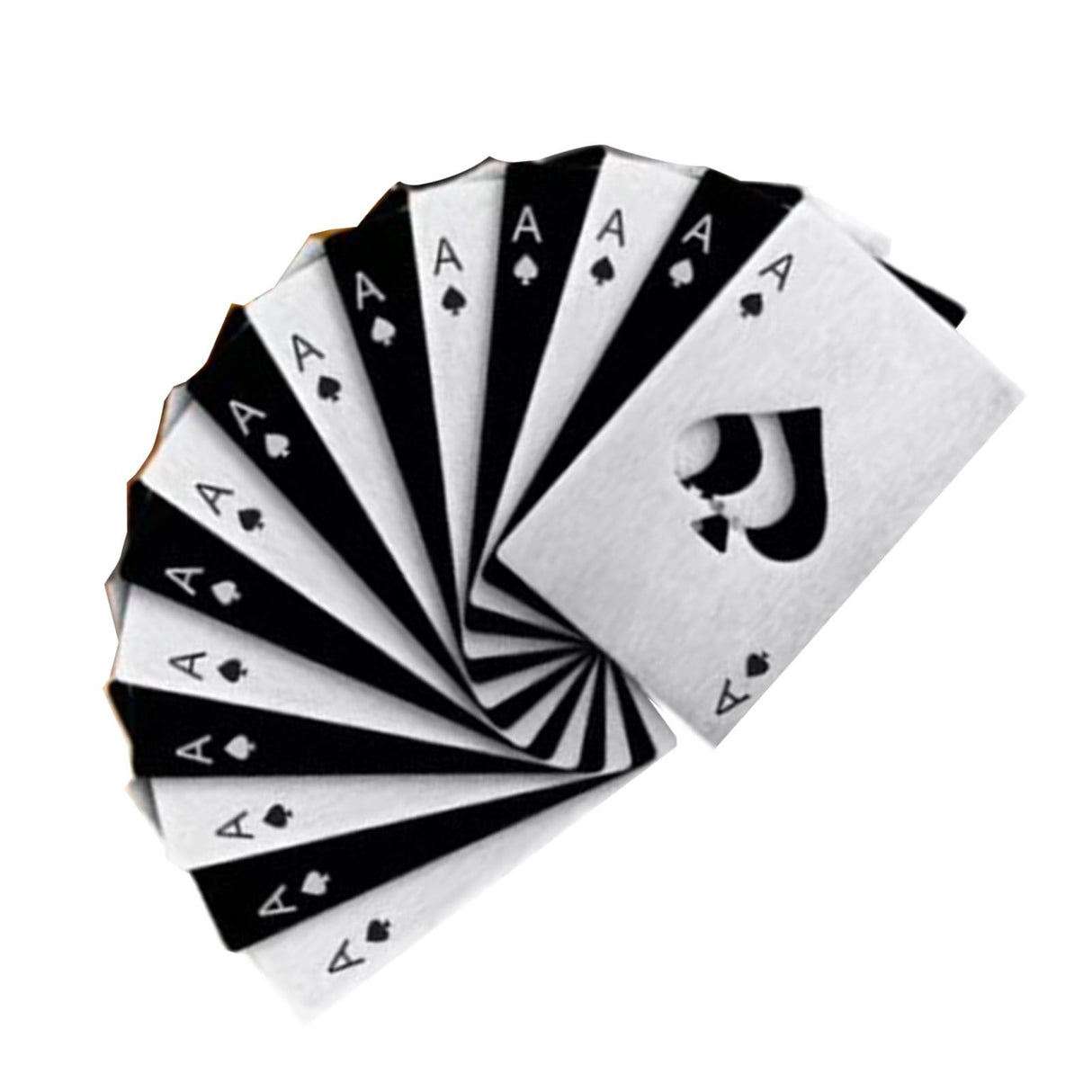 20pcs Stainless Steel Poker Card Bottle Opener Rust Prevention Exquisite Beer Bottle Opener for Party Home