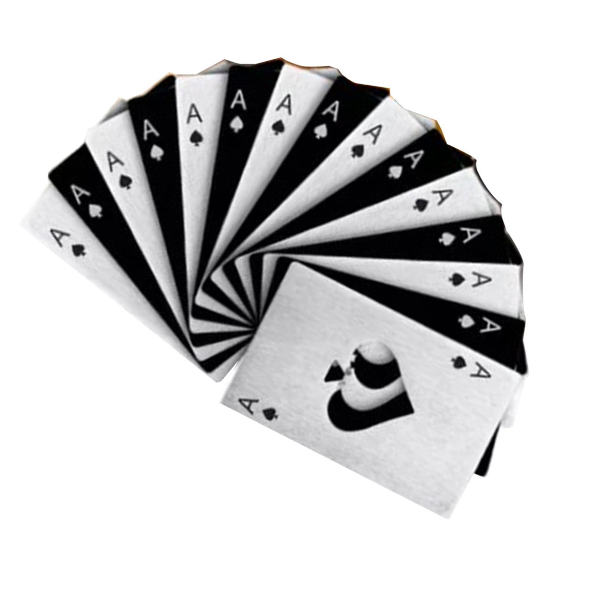 20pcs Stainless Steel Poker Card Bottle Opener Rust Prevention Exquisite Beer Bottle Opener for Party Home