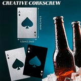 20pcs Stainless Steel Poker Card Bottle Opener Rust Prevention Exquisite Beer Bottle Opener for Party Home - Extra Image