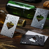 20pcs Stainless Steel Poker Card Bottle Opener Rust Prevention Exquisite Beer Bottle Opener for Party Home - Extra Image