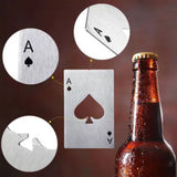 20pcs Stainless Steel Poker Card Bottle Opener Rust Prevention Exquisite Beer Bottle Opener for Party Home - Extra Image