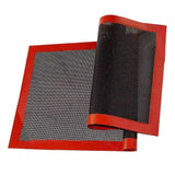 2 Pcs Perforated Silicone Fiberglass Mat 30x40cm Biscuit Baking Pastry Baking Pan Mat Oven Liner Pad - Top-Down View