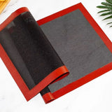 2 Pcs Perforated Silicone Fiberglass Mat 30x40cm Biscuit Baking Pastry Baking Pan Mat Oven Liner Pad