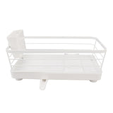 Dish Racks Modern Large Capacity Rust Resistance Space Saving Dish Drainers with Draining Tray for Kitchen Counter 39.5x23.5x14.5cm / 15.6x9.3x5.7in