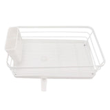 Dish Racks Modern Large Capacity Rust Resistance Space Saving Dish Drainers with Draining Tray for Kitchen Counter 39.5x23.5x14.5cm / 15.6x9.3x5.7in